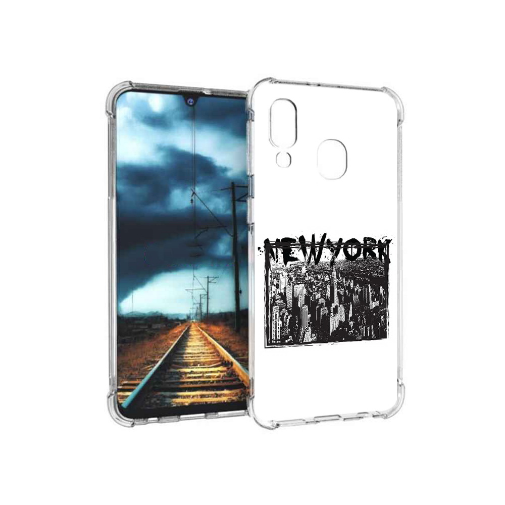

Чехол MyPads Tocco для Samsung Galaxy A40 че (PT128655.504.671), Прозрачный, Tocco