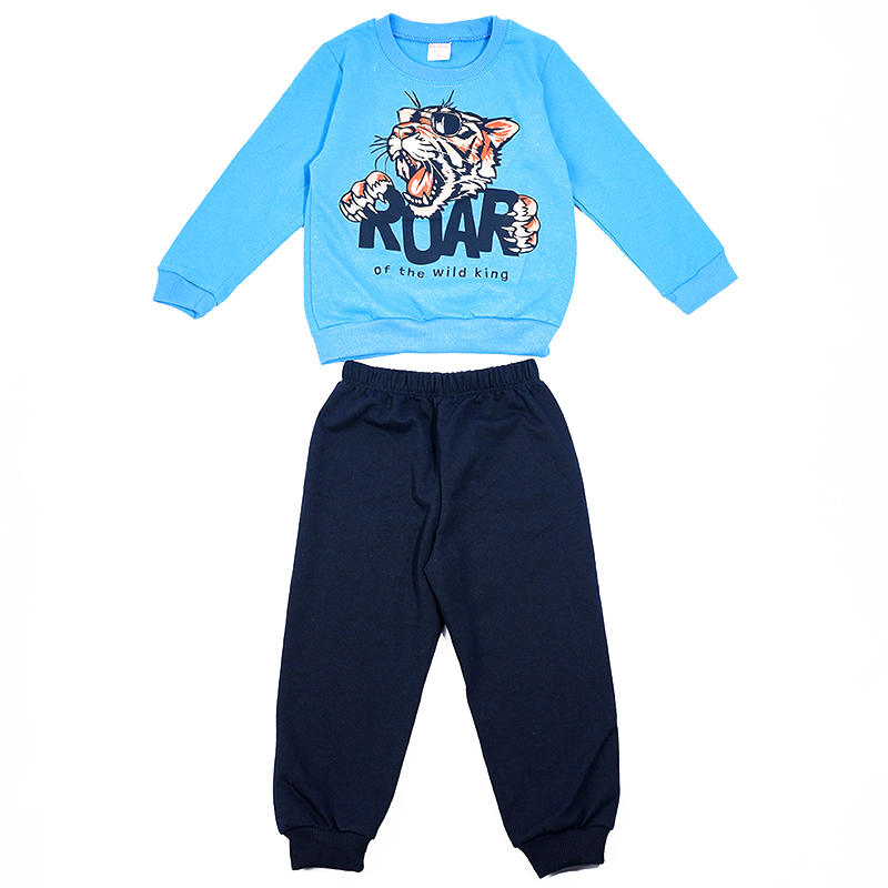 фото Спортивный костюм детский baziator тигр küçülmüş baby&kids, cl0092, синий, 116 см