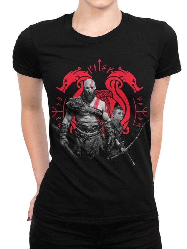 

Футболка женская Design Heroes God of War - Бог Войны 6573-kratos-1 черная XL, Черный, God of War - Бог Войны 6573-kratos-1