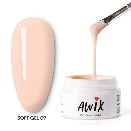 

Гель AWIX Professional, Soft №009, 15 г