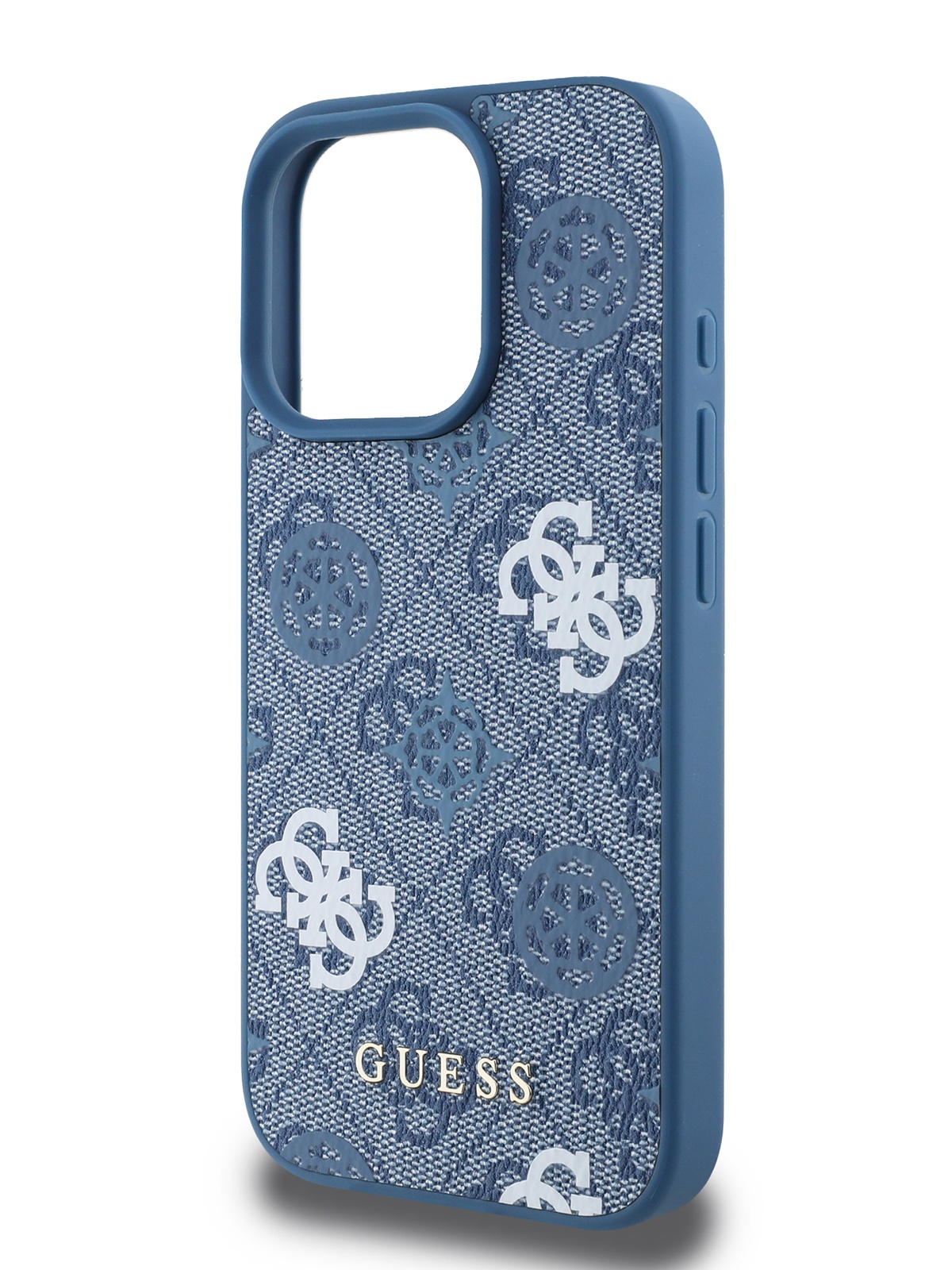 Чехол Guess для iPhone 16 Pro Max из экокожи с функцией MagSafe синий 2712₽