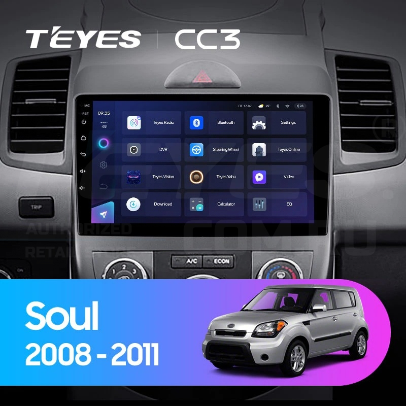 

Штатная магнитола Teyes CC3 4/32 Kia Soul 1 (2008-2014), CC3