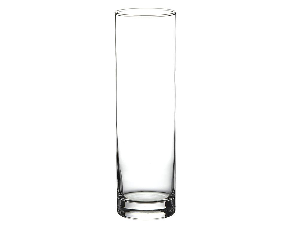 фото Стеклянная ваза цилиндр матиас, прозрачная, 30х9 см, edelman