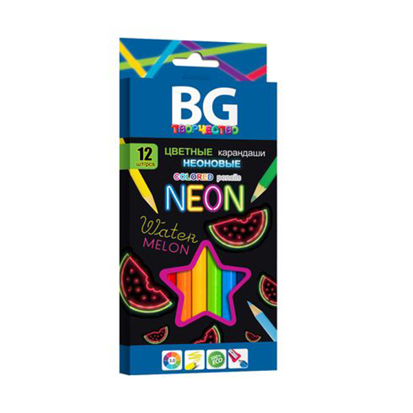 

Карандаши цветные "Neon", 12 цветов