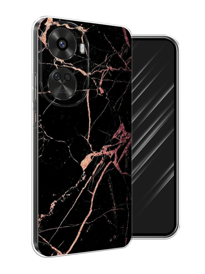 

Чехол Awog на Huawei Nova 11 SE "Мрамор розовое золото", Черный;розовый, 6122650-1