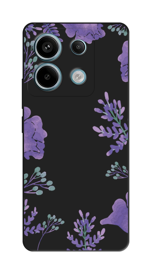 

Чехол Awog на Xiaomi Redmi Note 13 Pro 5G/POCO X6 "Сиреневая цветочная рамка", Прозрачный;фиолетовый, 320152-1