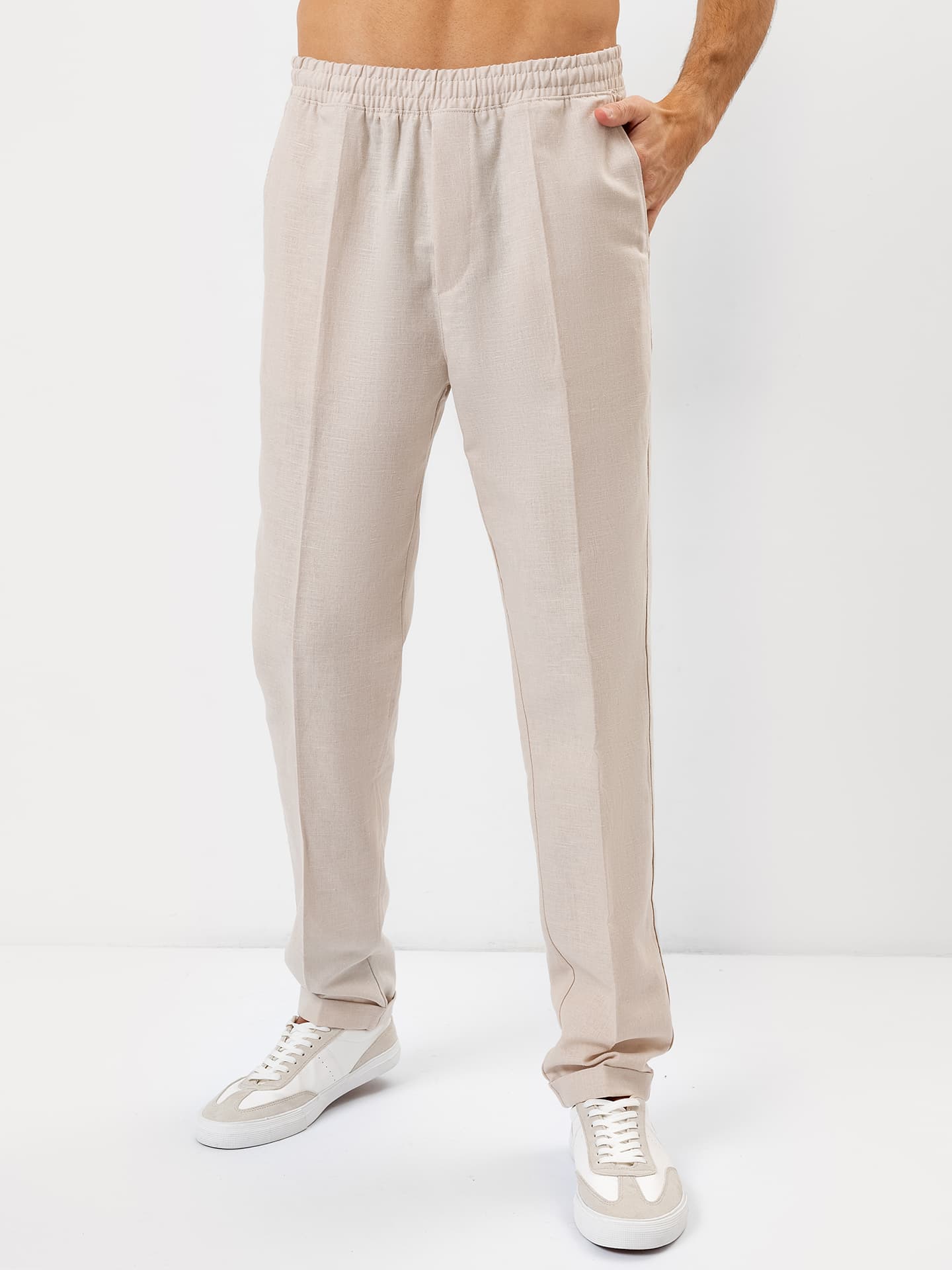 

Брюки мужские MARK FORMELLE 181232 24-3748Ц-9 бежевые 98-176, Бежевый, БРЮКИ МУЖСКИЕ 181232