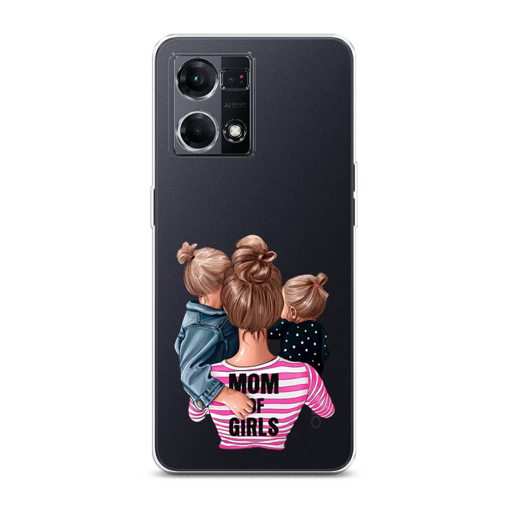 

Чехол Awog на Oppo Reno 8 4G "Mom of Girls", Разноцветный, 2511450-6
