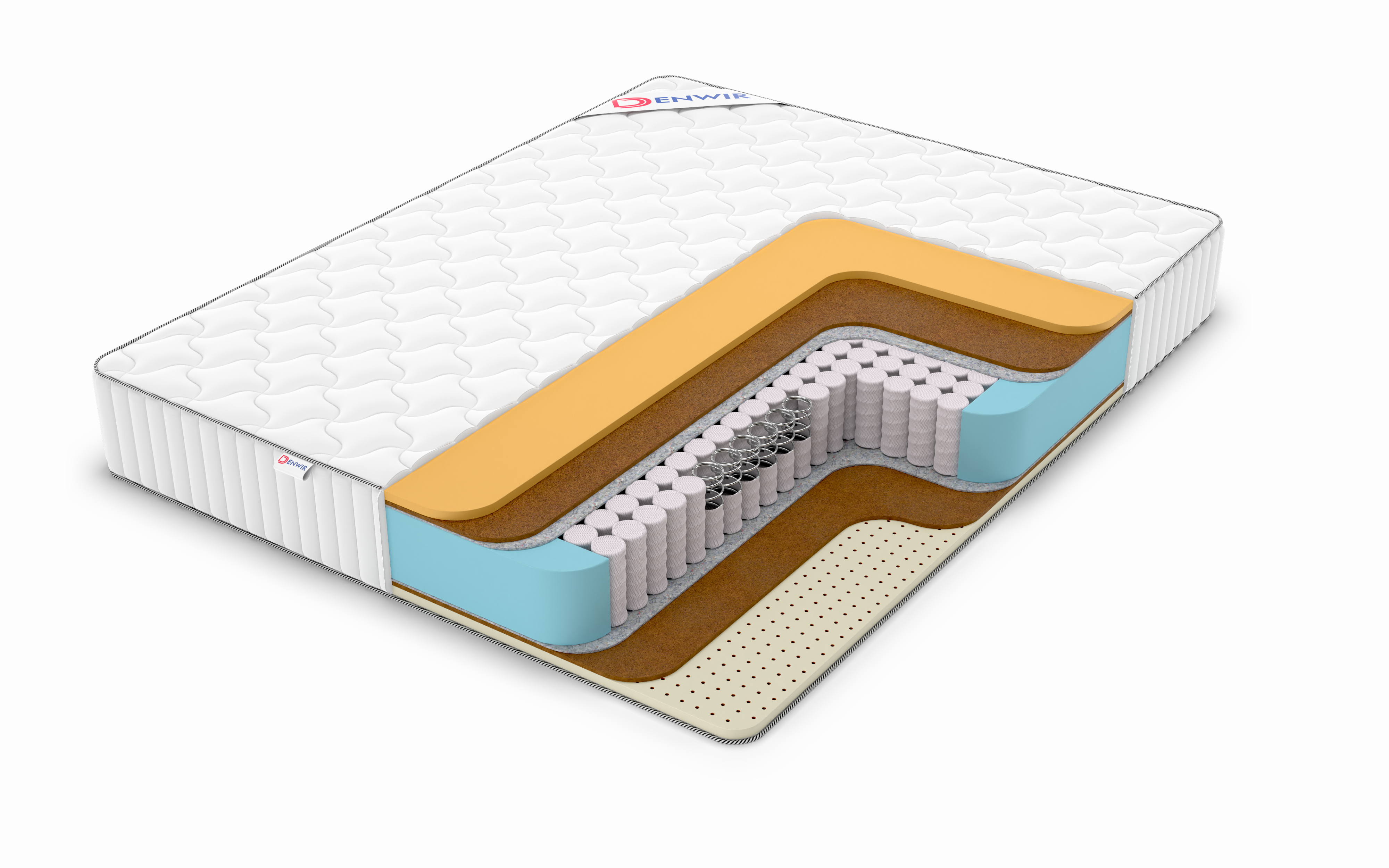 

Матрас пружинный Denwir CLASSIC MIDDLE MEMO SOFT TFK 110х186, 23 см, Белый, CLASSIC MIDDLE MEMO SOFT TFK