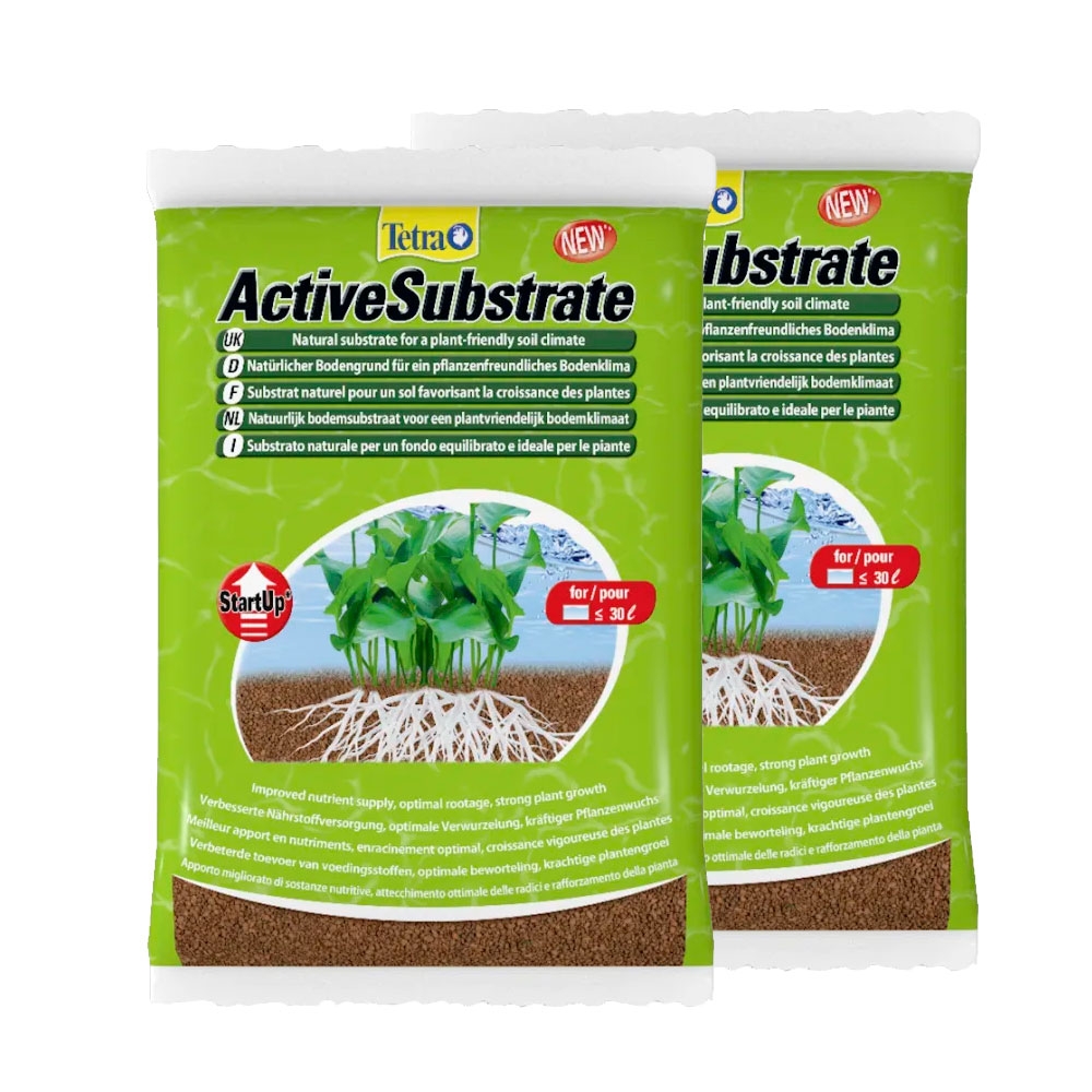 Натуральный грунт Tetra ActiveSubstrate для водных растений, 3л х 2 шт