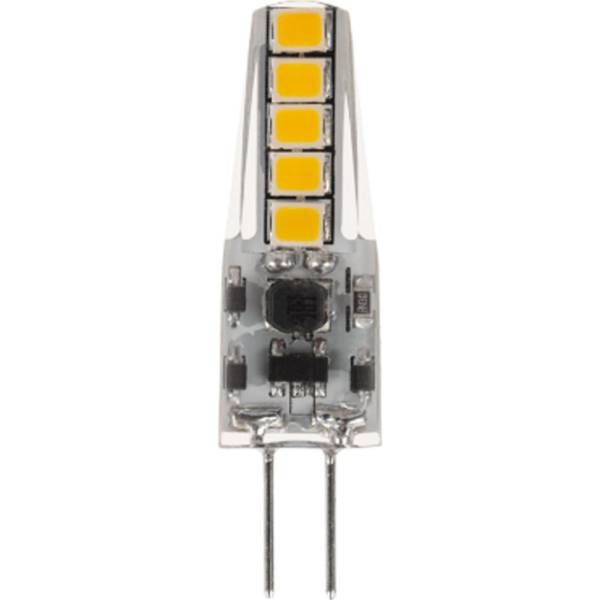 

Светодиодная лампа REXANT JC-SILICON G4, 12 В, 2 Вт, 2700 K, теплый свет, силикон 604-5006