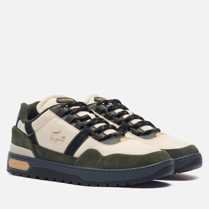 

Кроссовки мужские Lacoste T-Clip Winter Textile/Leather зеленые 44 EU, T-Clip Winter Textile/Leather