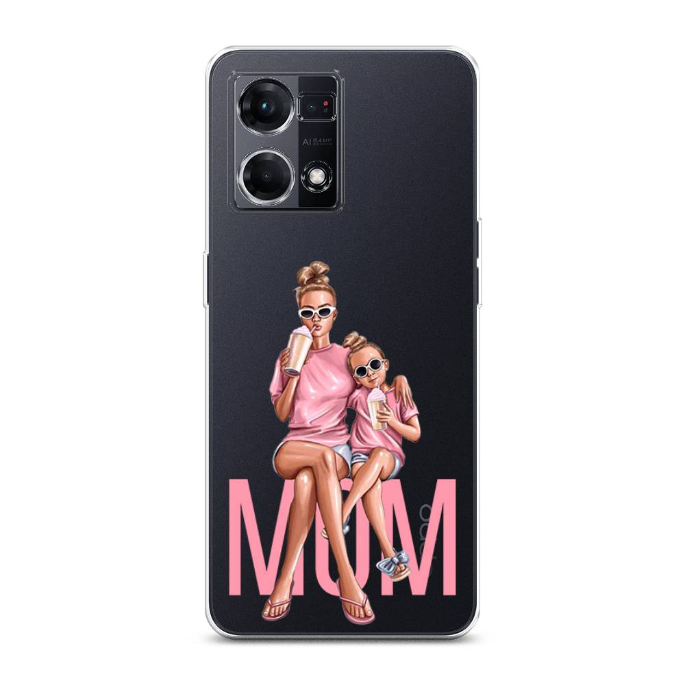 

Чехол Awog на Oppo Reno 8 4G "Lovely mom", Бежевый;розовый;прозрачный, 2511450-7