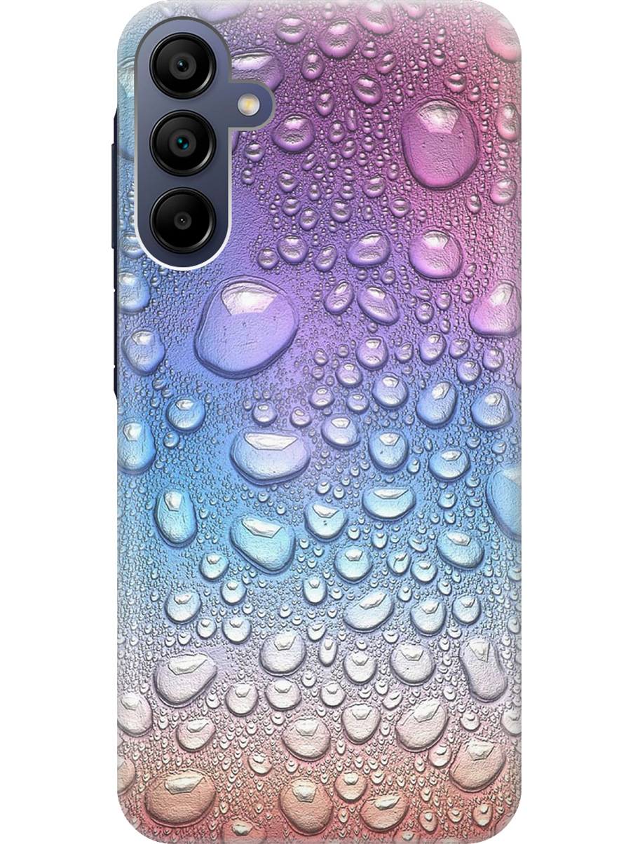 

Силиконовый чехол на Samsung Galaxy A15 с рисунком "Множество капель", Синий;фиолетовый, 20012138