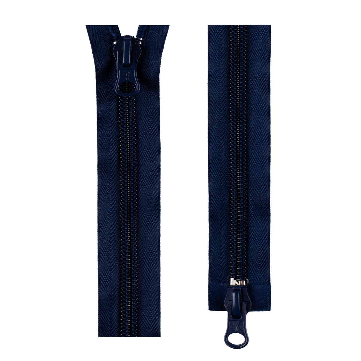 

Молния MaxZipper спираль 90 см тип 10 разъёмная двухзамковая №220 синий, Спираль Т10