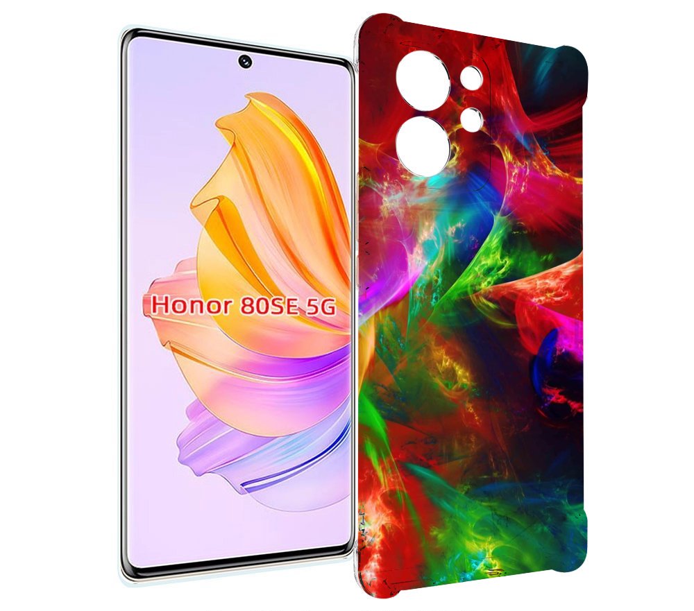 

Чехол MyPads Сияние-красок для Honor 80 SE, Прозрачный, Tocco