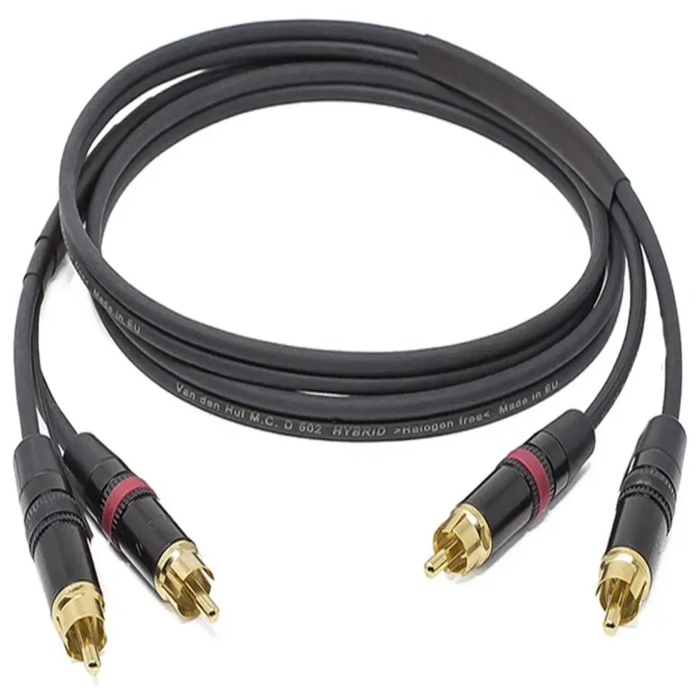 

Кабель SHNOOR 2RCA - RCA, 0.5м Black, Черный