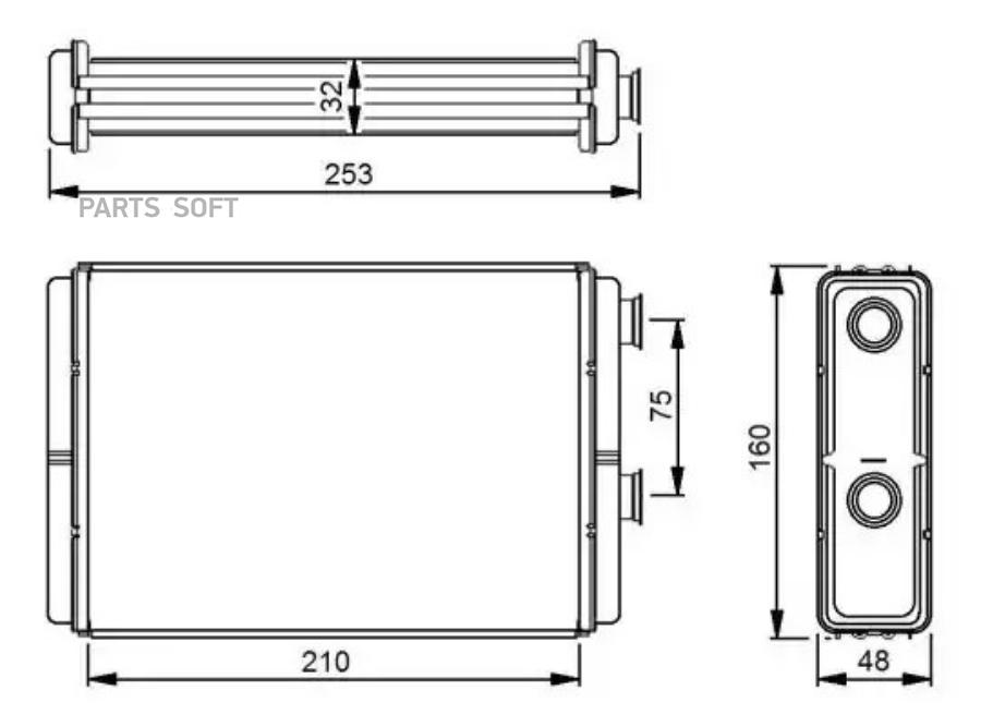 

Радиатор NRF 53233