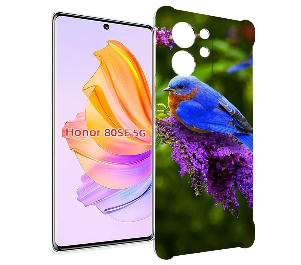 

Чехол MyPads Птица-сиреневая для Honor 80 SE, Прозрачный, Tocco