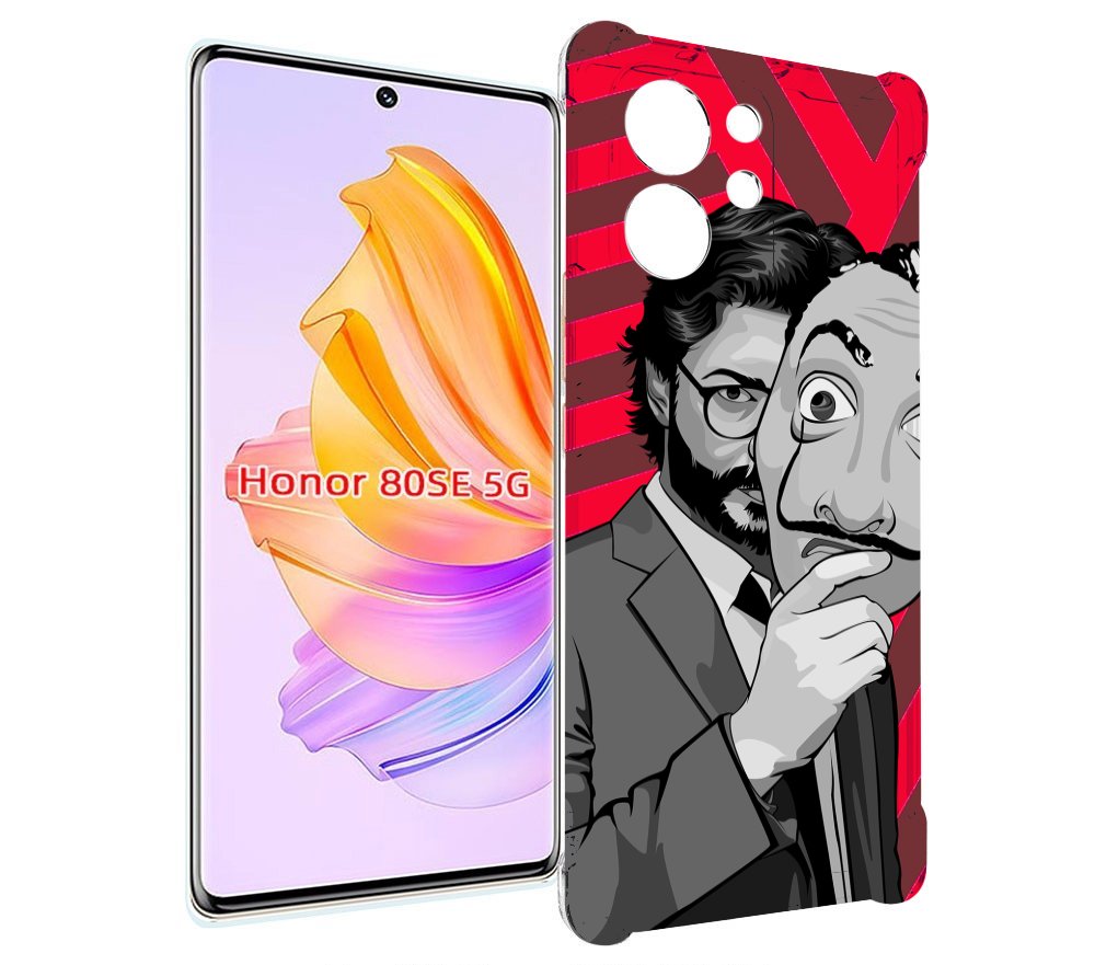 

Чехол MyPads Профессор-бумажый-дом для Honor 80 SE, Прозрачный, Tocco