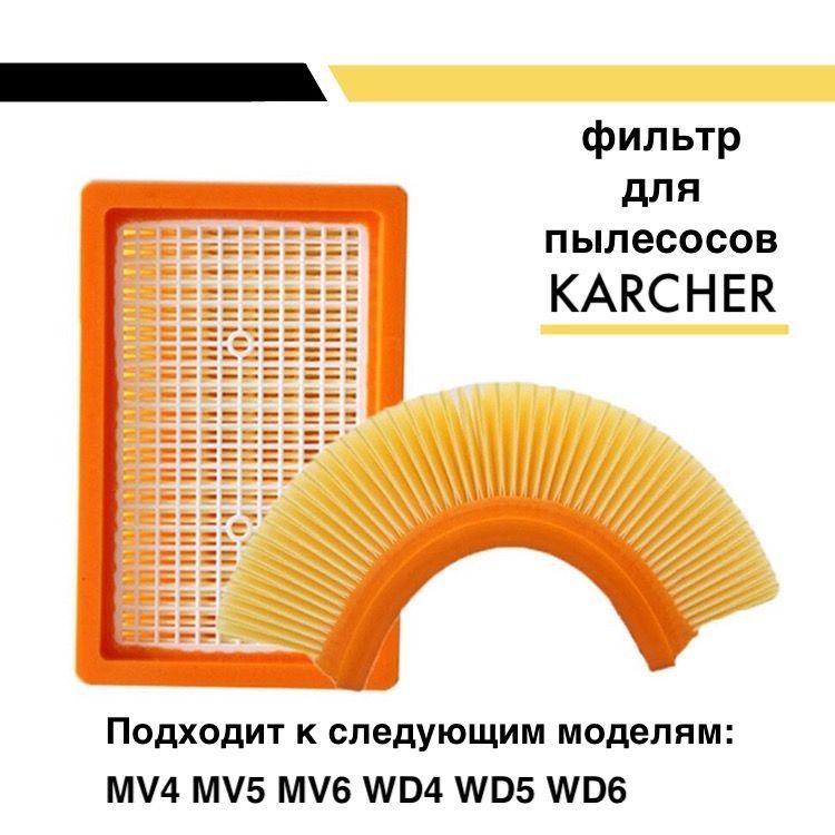 

Фильтр NoBrand Karcher MV4, MV5, MV6, WD4, WD5, WD6 (2.863.-005.0), 2.863-005.0