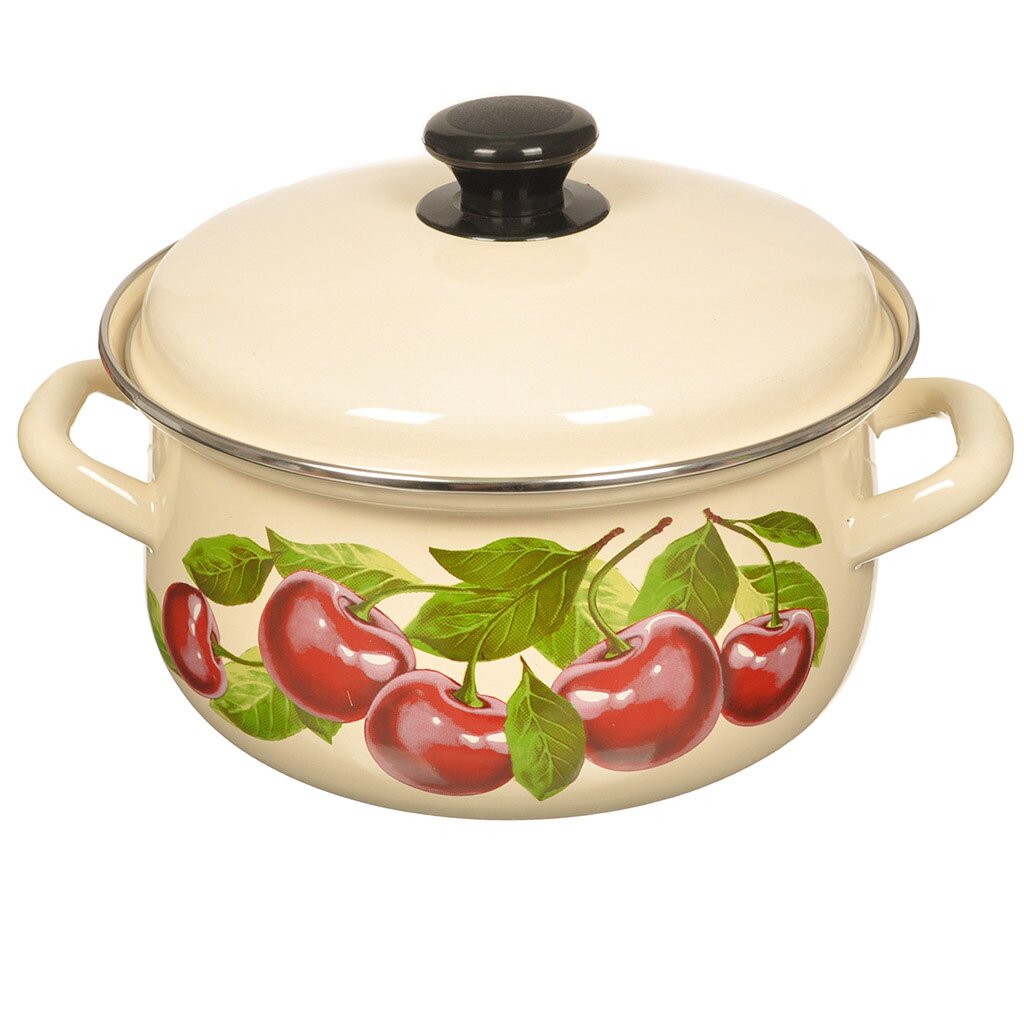 

Кастрюля 3 л с крышкой Керченский металлургический завод 61904-122/6, Бежевый