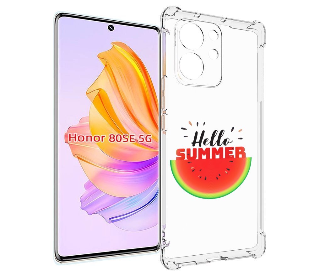 

Чехол MyPads Привет-лето для Honor 80 SE, Прозрачный, Tocco