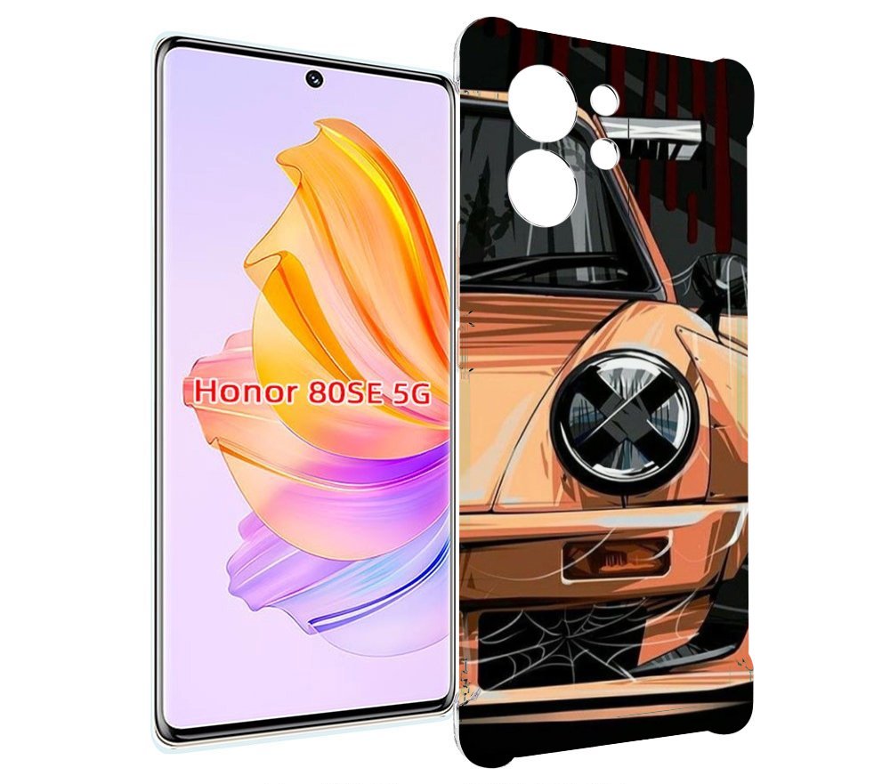 

Чехол MyPads Порш мужской для Honor 80 SE, Прозрачный, Tocco
