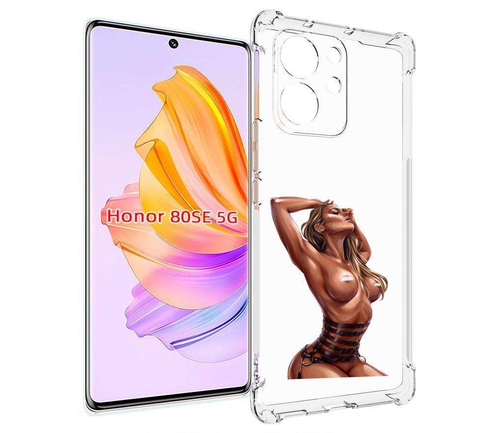 

Чехол MyPads Портупея денский для Honor 80 SE, Прозрачный, Tocco
