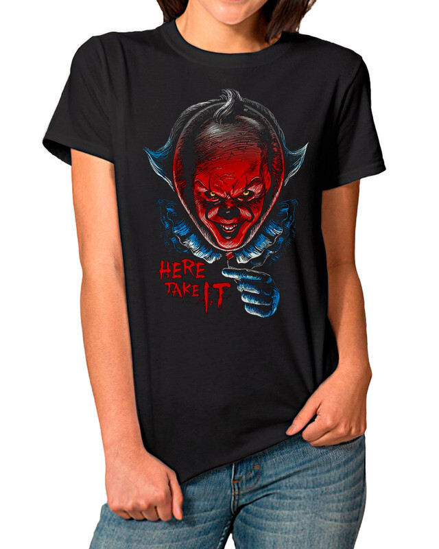 

Футболка женская Design Heroes Клоун Пеннивайз - Оно 637-penn-1 черная M, Черный, Клоун Пеннивайз - Оно 637-penn-1