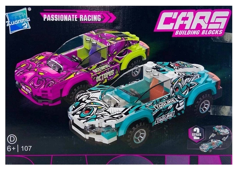 Конструктор ZUANMA автомобиль, 107 деталей