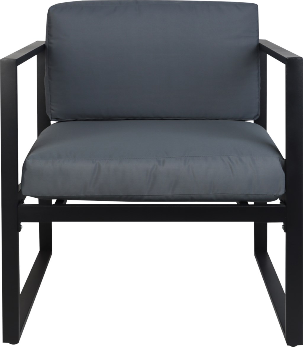 Кресло для отдыха Giardino Club Фьорд серое 69 х 68 х 71 см