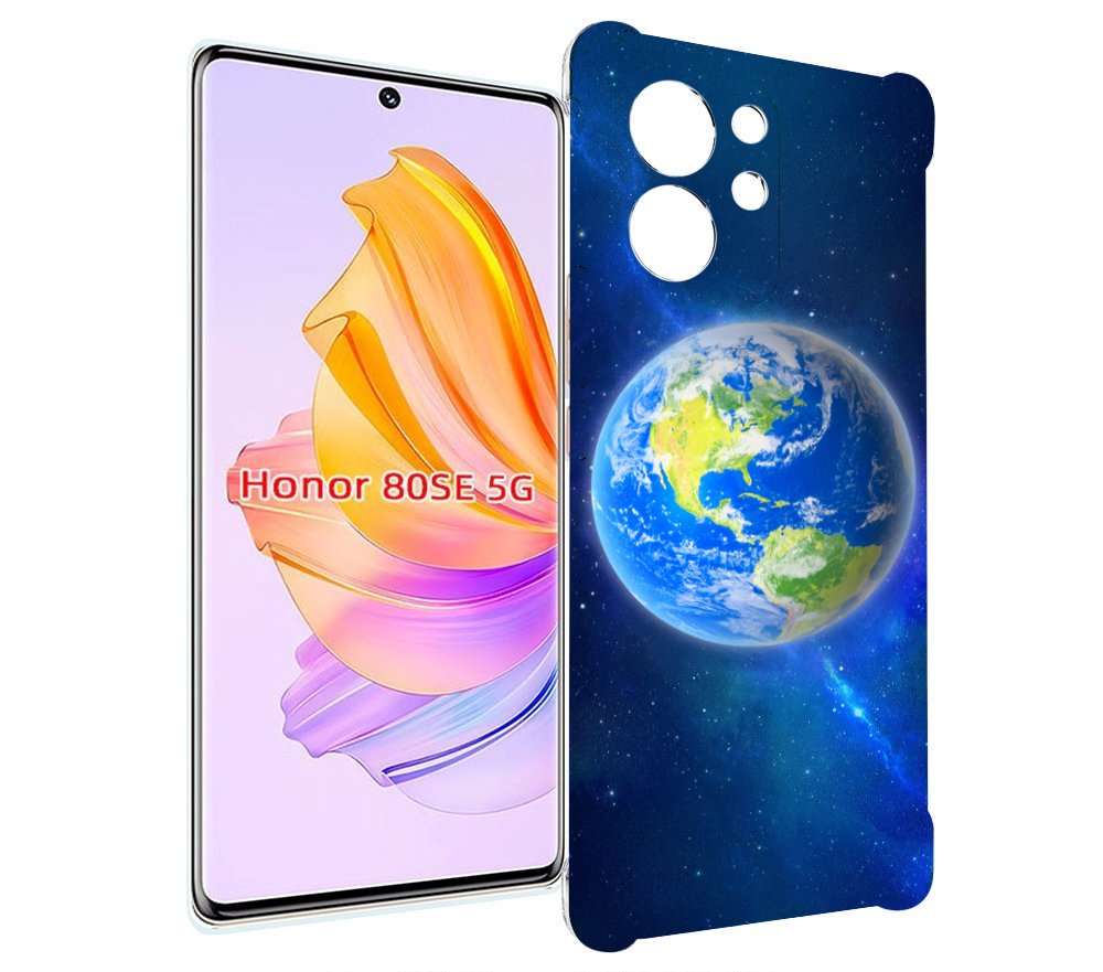 

Чехол MyPads Планета-Земля для Honor 80 SE, Прозрачный, Tocco