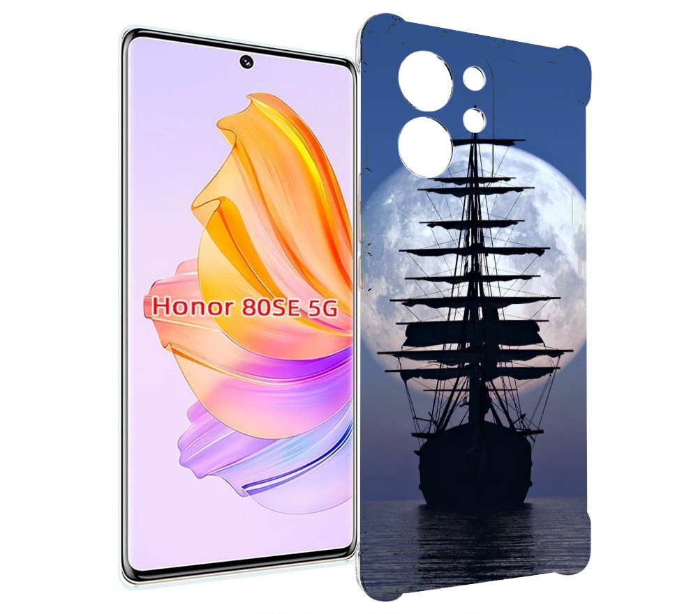 

Чехол MyPads Парус-в-море для Honor 80 SE, Прозрачный, Tocco