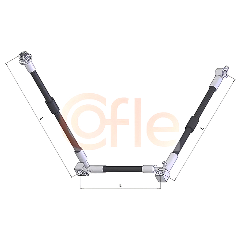 

COFLE 92.BH.NI009 Шланг тормозной передн прав NISSAN Primera 02-