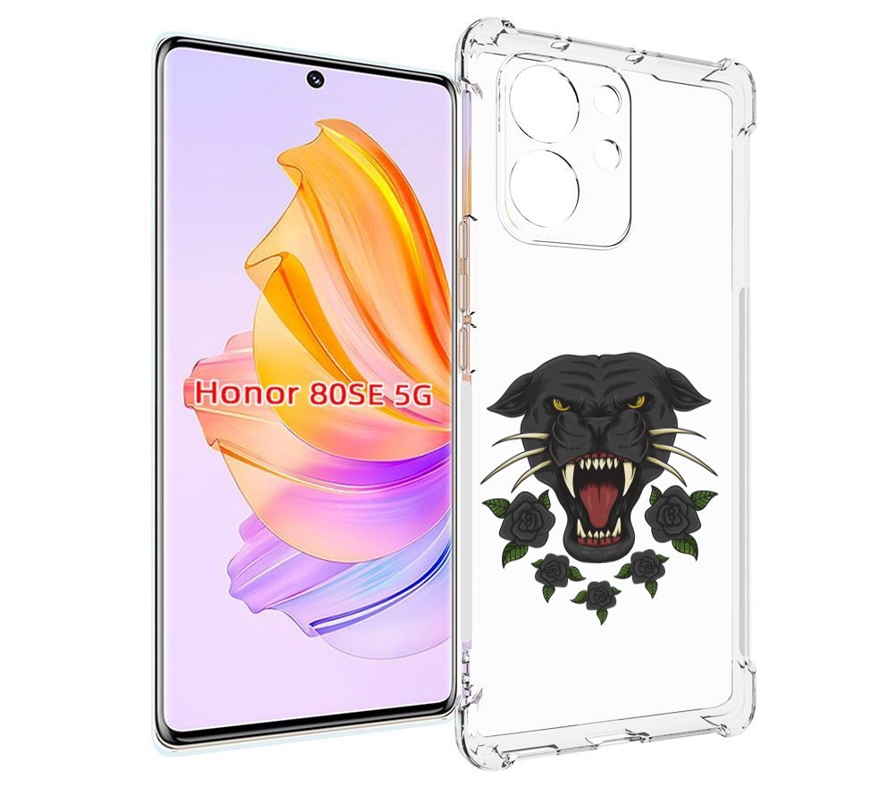 

Чехол MyPads Пантера для Honor 80 SE, Прозрачный, Tocco