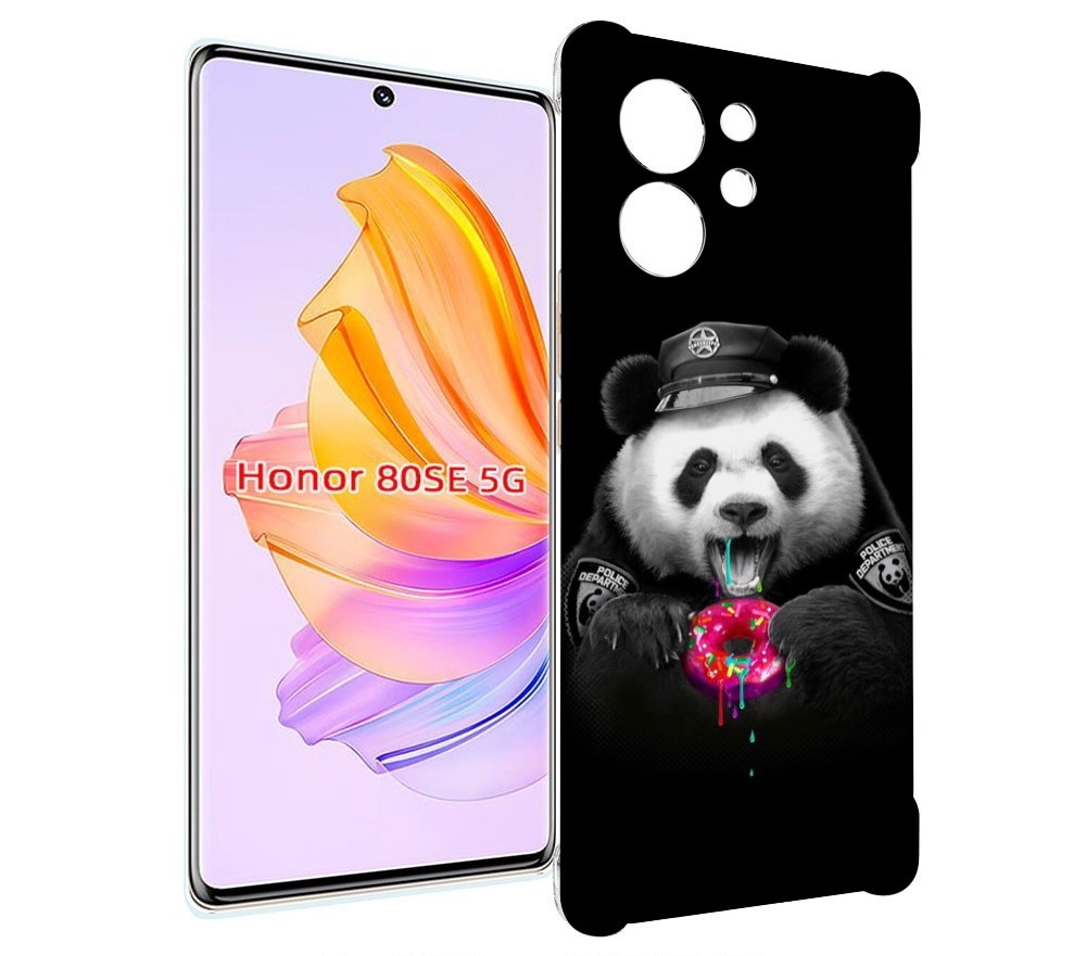 

Чехол MyPads Панда-с-пончиком для Honor 80 SE, Прозрачный, Tocco