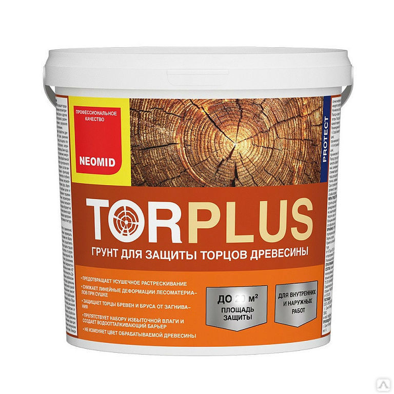

NEOMID Top Plus грунт для защиты торцов древесины (5л)