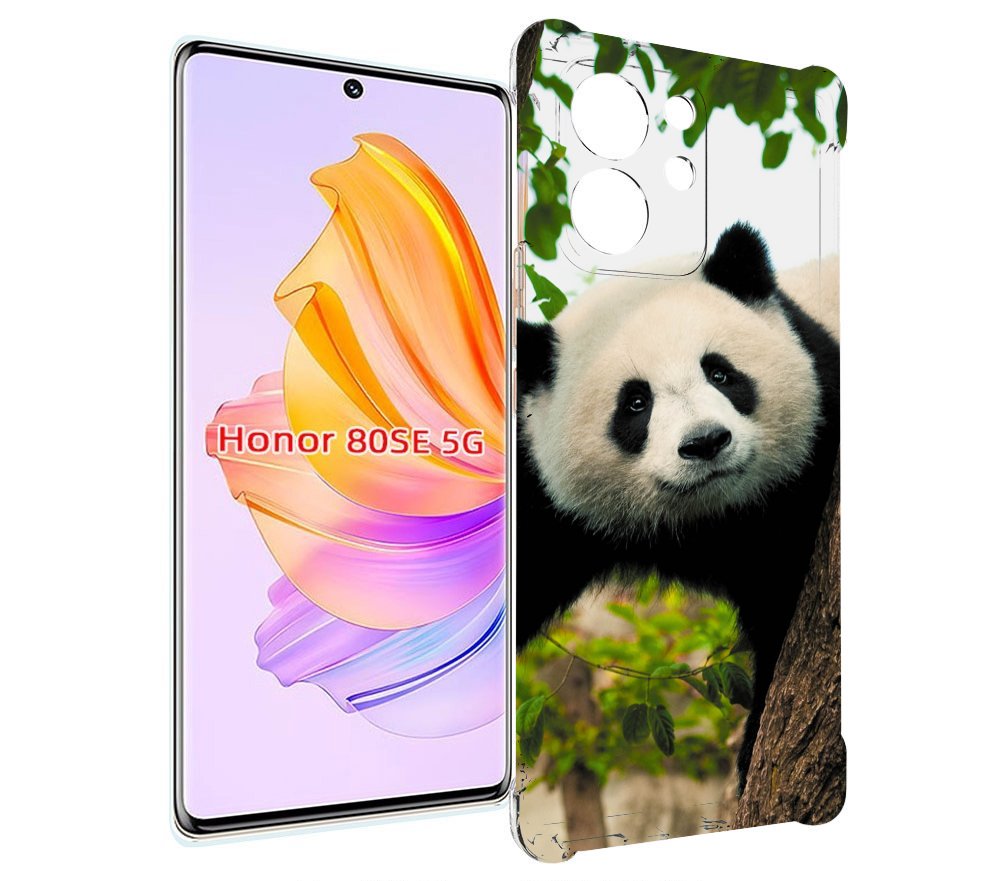 

Чехол MyPads Панда-на-дереве для Honor 80 SE, Прозрачный, Tocco
