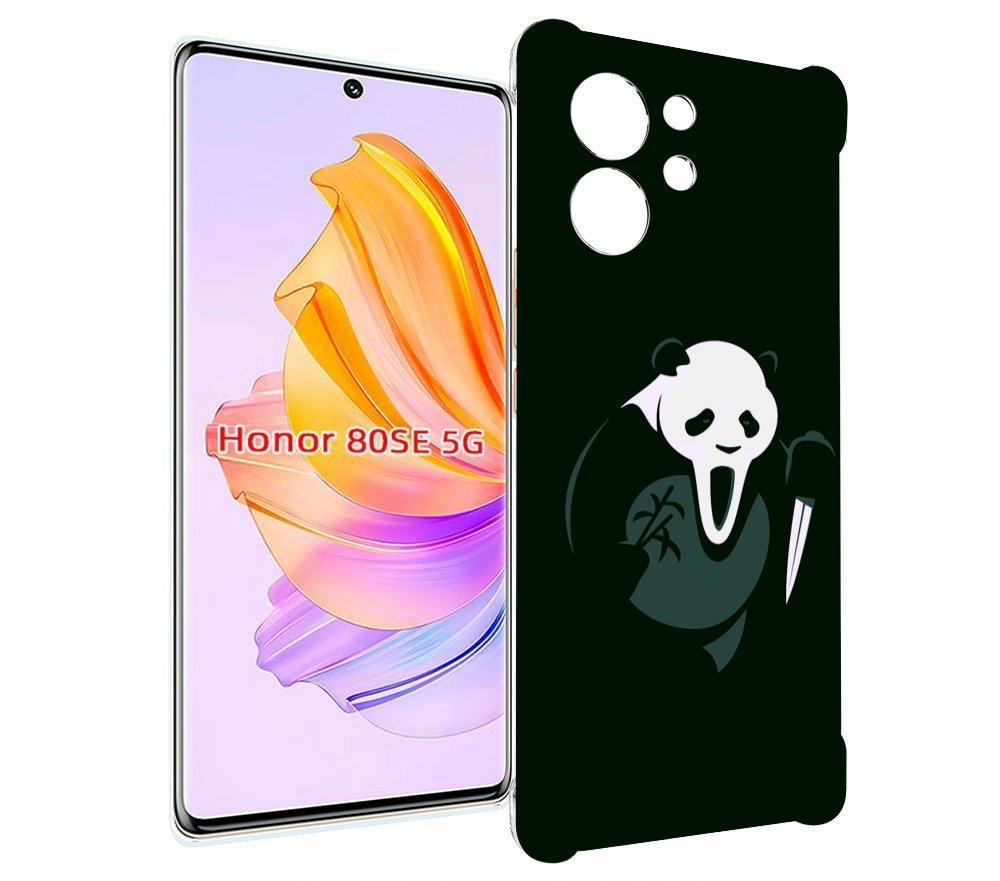 

Чехол MyPads Панда-крик для Honor 80 SE, Прозрачный, Tocco