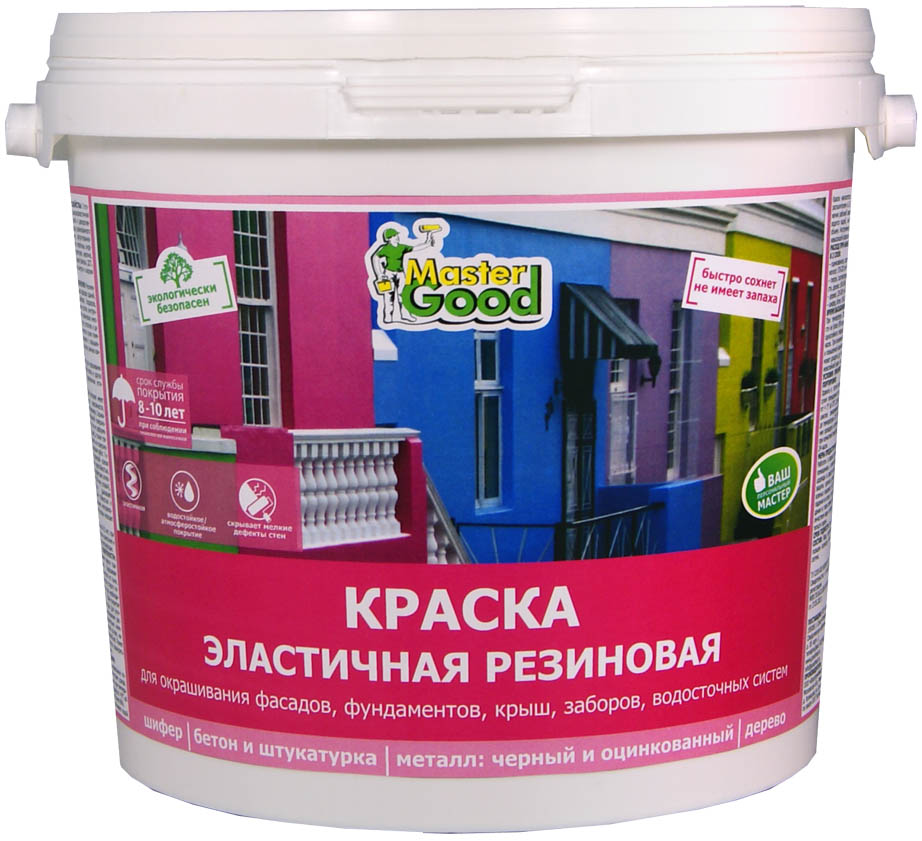 

NEOMID Master Good краска эластичная резиновая (2,4кг) темный шоколад RAL8017, Коричневый, NEOMID Master Good краска эластичная резиновая (2,4кг) темный шоколад RAL8017