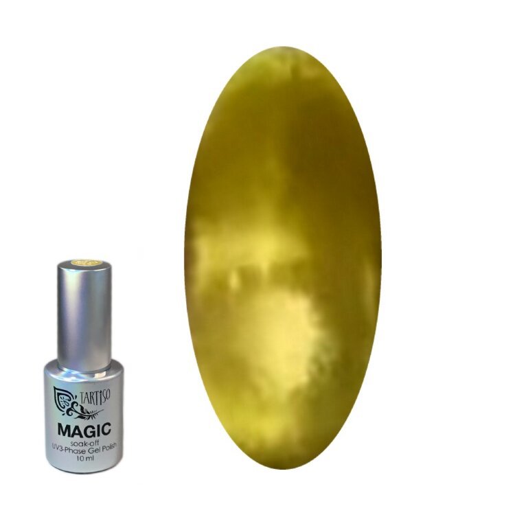 

Гель лак Tartiso Magic Cat Yellow магнитный № 07, 10 мл.