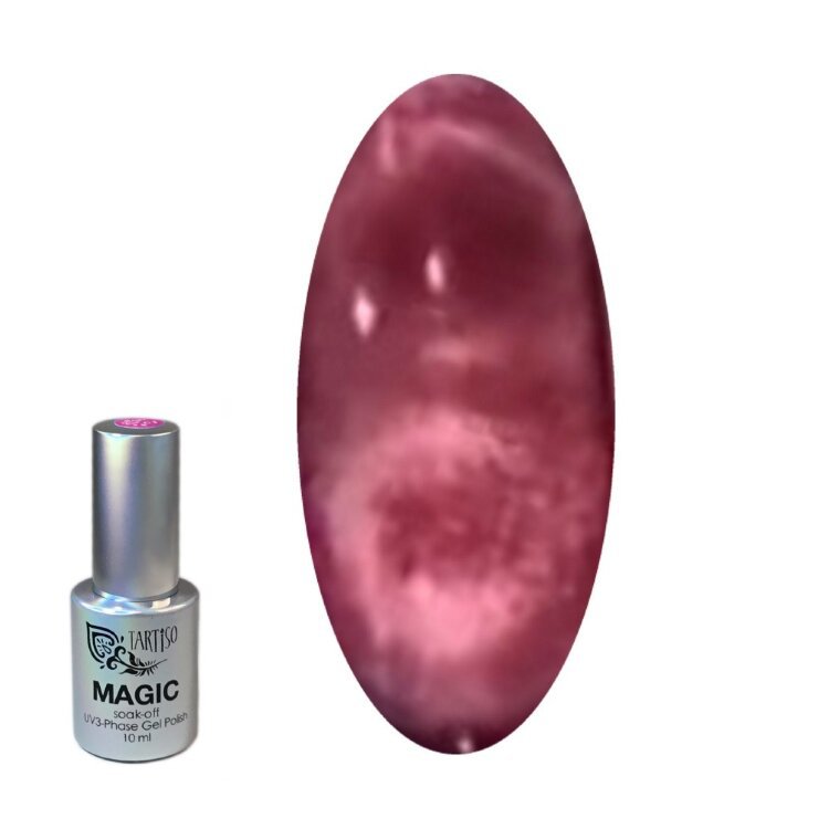 

Гель лак Tartiso Magic Cat Pink магнитный № 04, 10 мл.