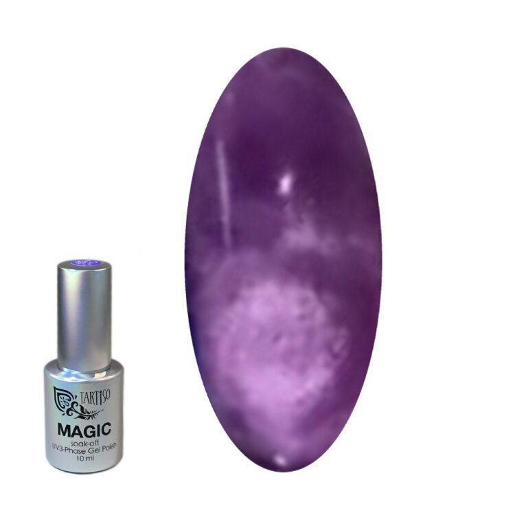 

Гель лак Tartiso Magic Cat Violet магнитный № 02, 10 мл.