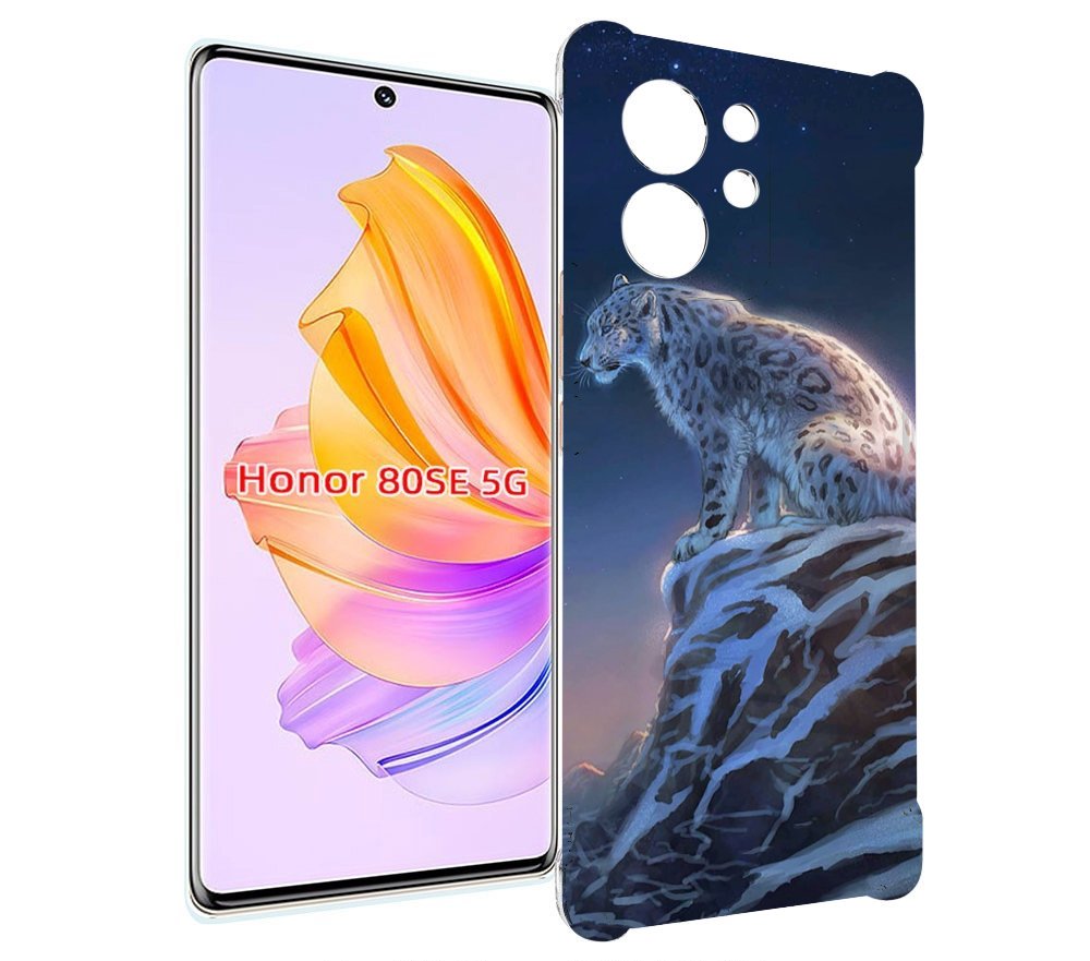 

Чехол MyPads Одинокий-Барс для Honor 80 SE, Прозрачный, Tocco