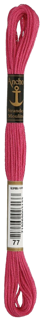 Нитки мулине Anchor Stranded Cotton 4635000-00077 8 м розовый