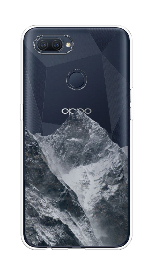 

Чехол на Oppo A12 "Горы арт 4", Серый;бежевый, 253450-2