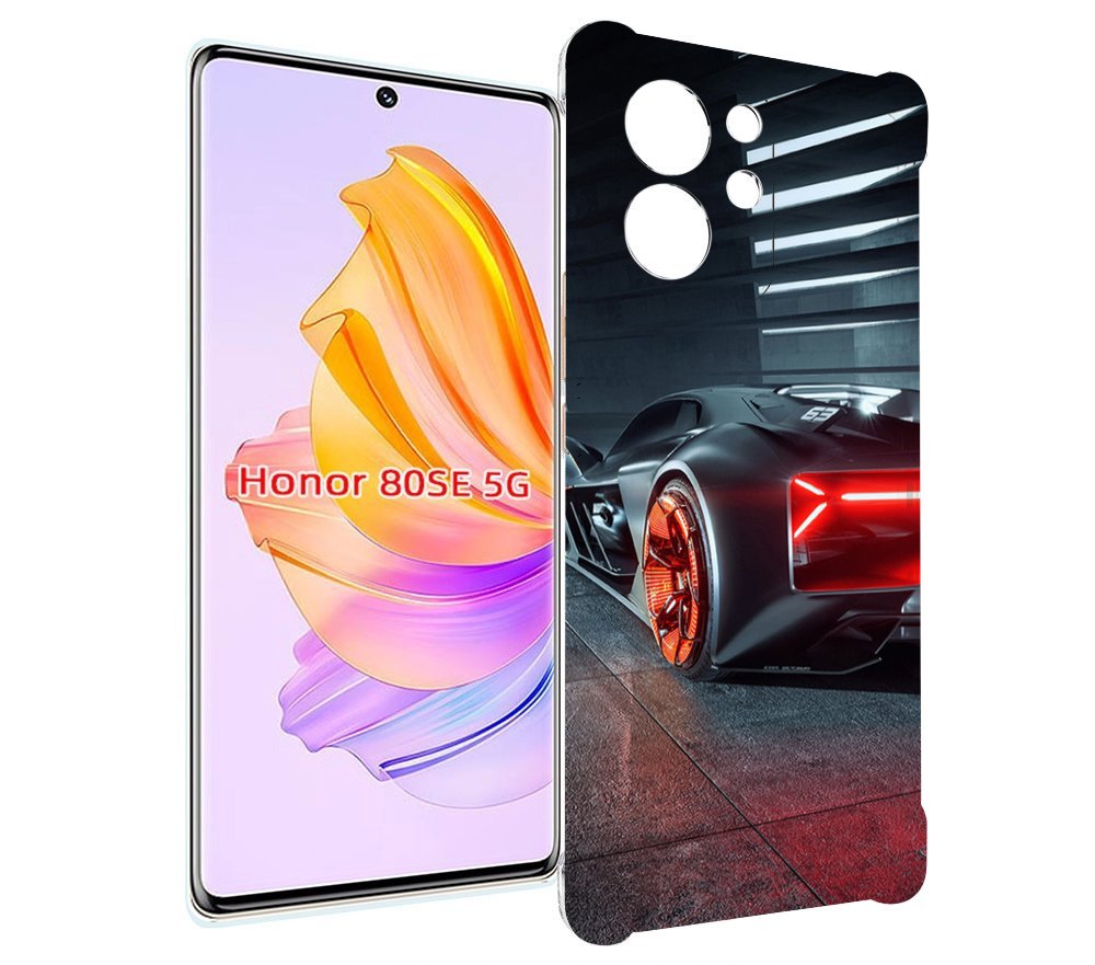 

Чехол MyPads Ночной-город мужской для Honor 80 SE, Прозрачный, Tocco