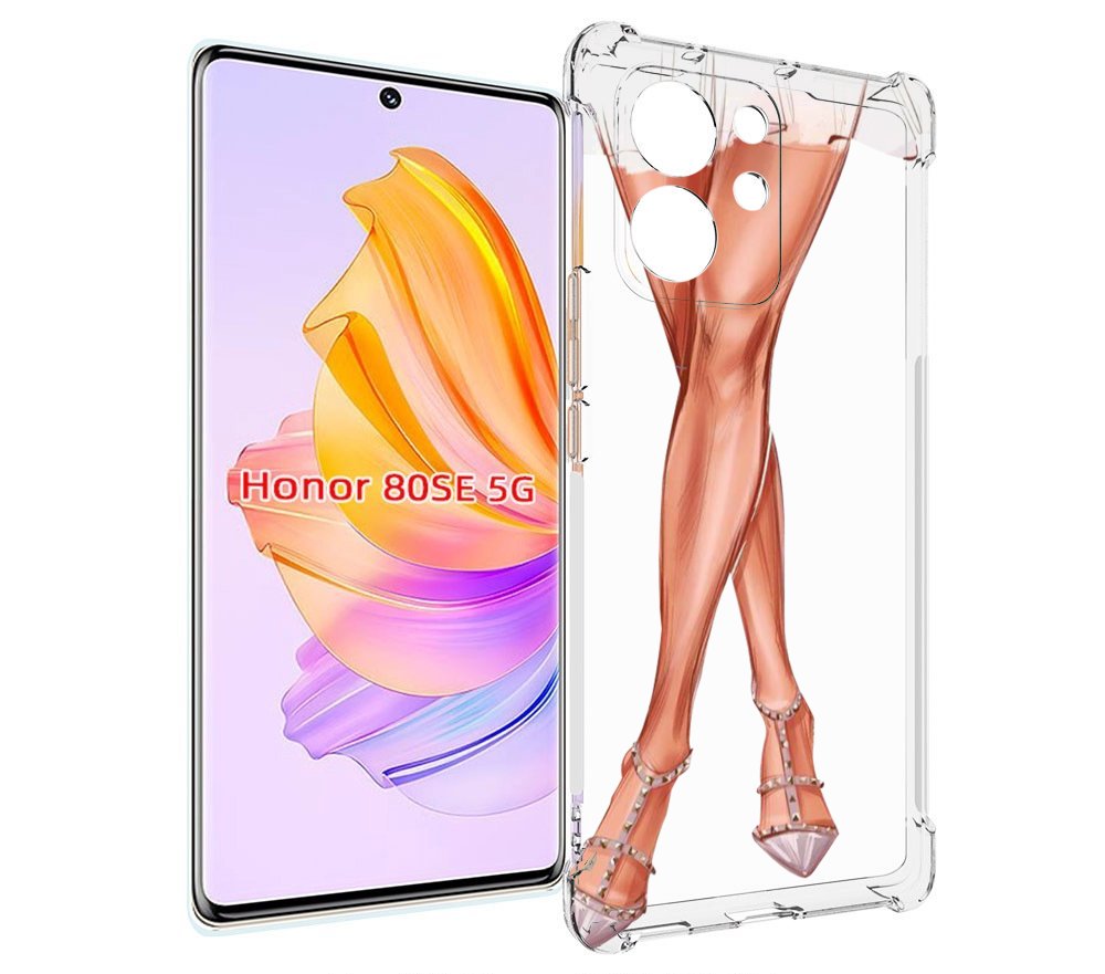 

Чехол MyPads Ножки для Honor 80 SE, Прозрачный, Tocco