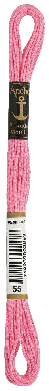 Нитки мулине Anchor Stranded Cotton 4635000-00055 8 м розовый